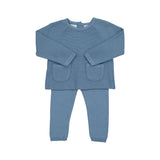 Knit Long Set - French Blue