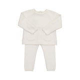 Knit Long Set - Ecru