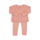 Knit Long Set - Dusty Rose