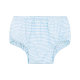 Powder Blue Stripe Diaper Bloomer Cover