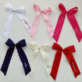 Classic Satin Ruffle Hair Bows
