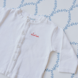 Classic Knit Cardigan - White