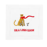 On a Long Leash Cheetah Cocktail Napkins