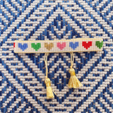 Adult Rainbow Hearts Bracelet