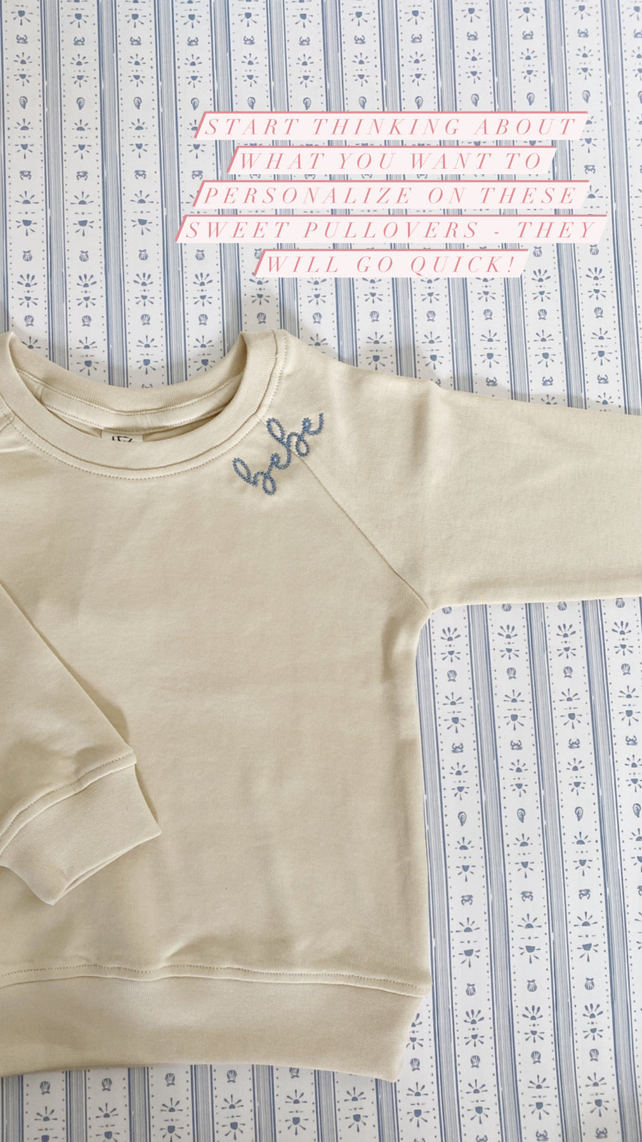 Personalized Pullover (kids)