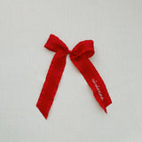 Classic Satin Ruffle Hair Bows