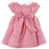 Holiday Scallop Dress - Red