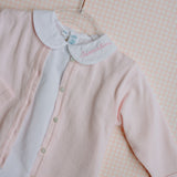 Classic Knit Cardigan - Pink