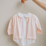 Classic Knit Cardigan - Pink