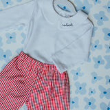 Boy’s Long Sleeve Peter Pan Collar Shirt