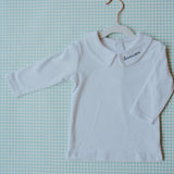 Boy’s Long Sleeve Peter Pan Collar Shirt