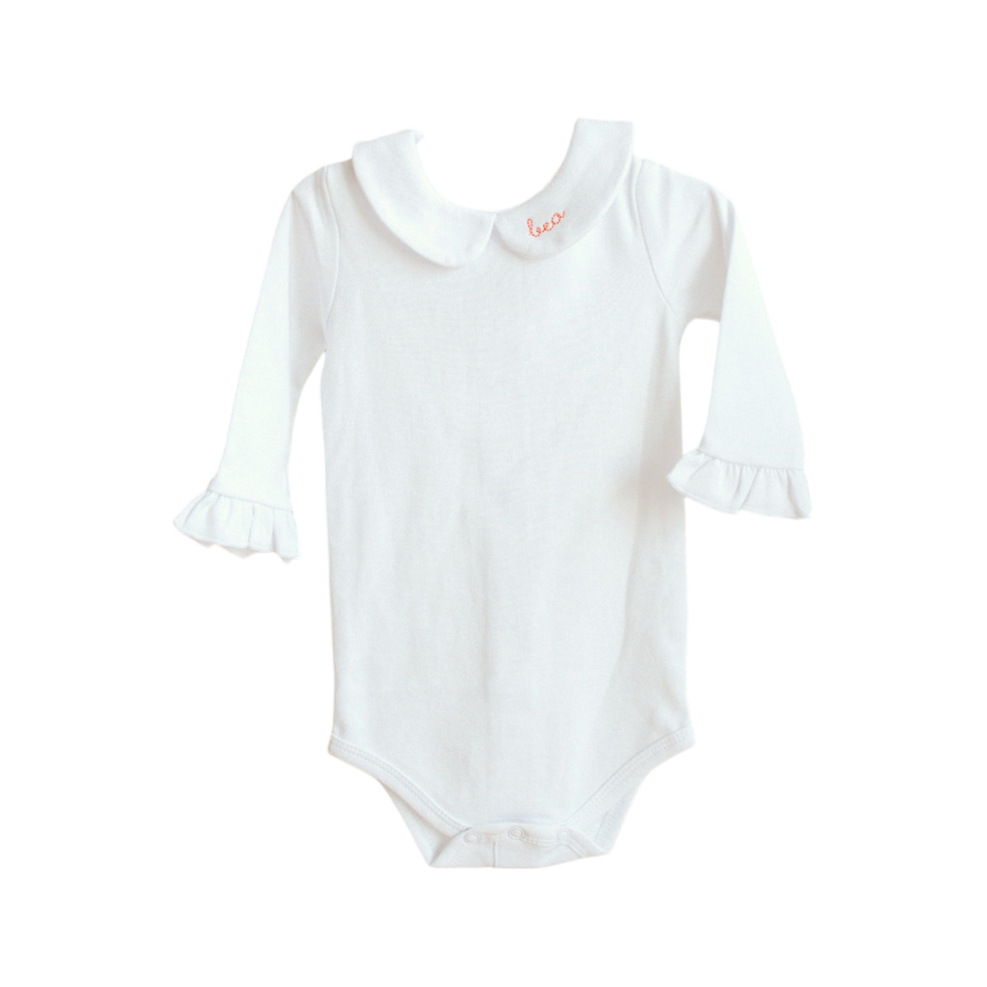 Baby Girl's Long Sleeve Onesie – White Elephant Designs