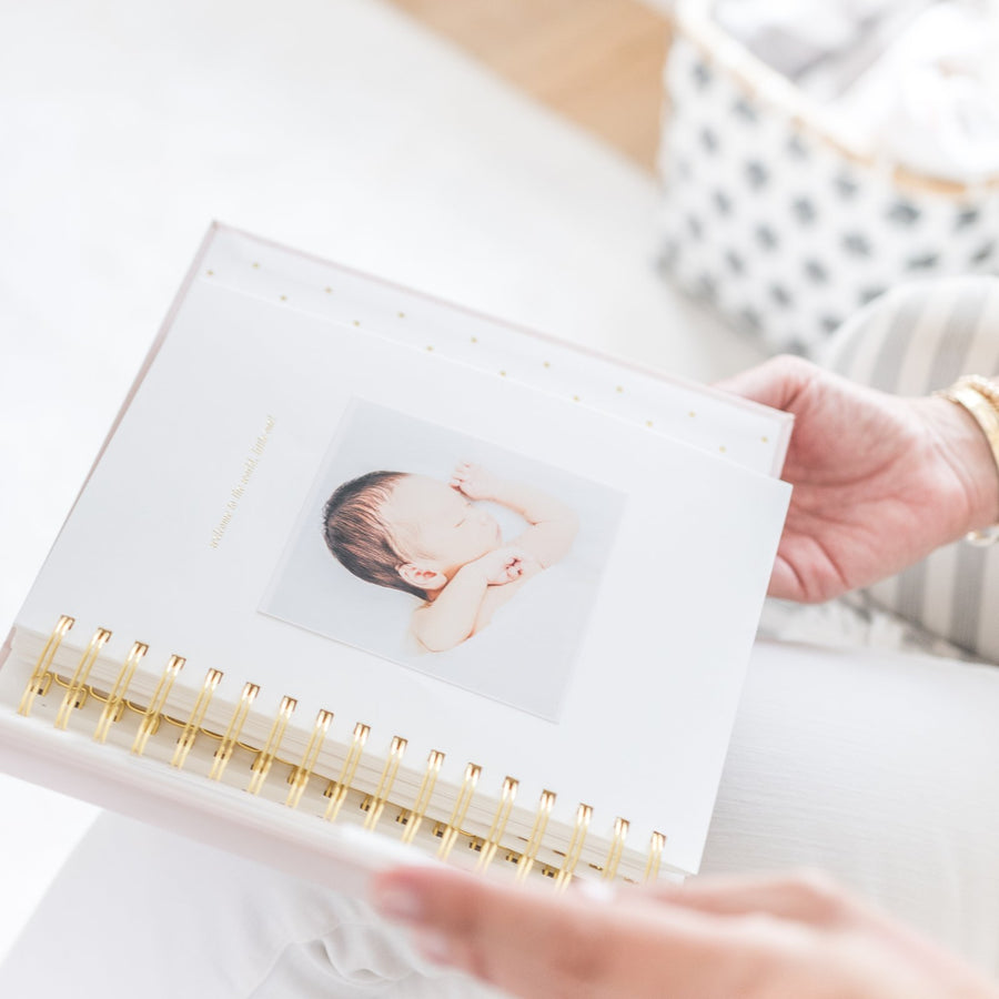 Baby Book, Pale Pink